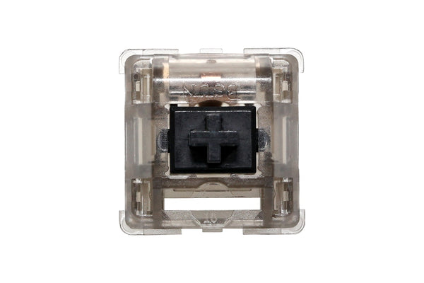YOK BSun Smoky Black Switch RGB SMD Tactile Switch For Mechanical keyboard 65g Transparent Black Stem Factory Lubed 80M