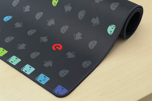 Domikey X HIFIOX Slime Deskmat Mousepad 880 400 4mm Stitched Edges Rubber High スライム Quality Seven Elements Slime