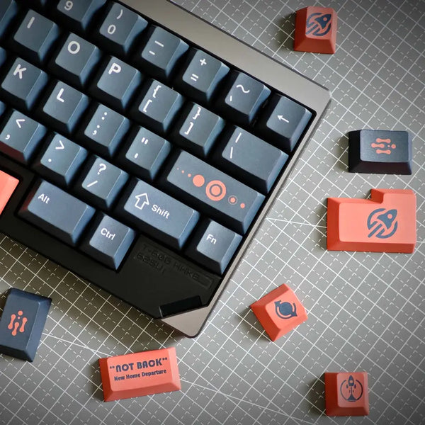 VIVIDKEY Escape From Earth Keycap Cherry Profile ABS PBT Dye Subbed keycap for mx keyboard 104 xd64 xd68 BM60 BM65 BM68 BM80