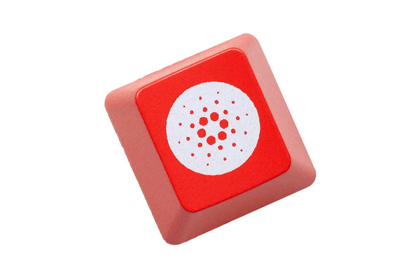 Novelty Shine Through Keycaps ABS Etched back lit black red ESC Logo of ETH BTC BNB UNI HYPE WLFI ADA XRP SUI LINK DOGE SOL