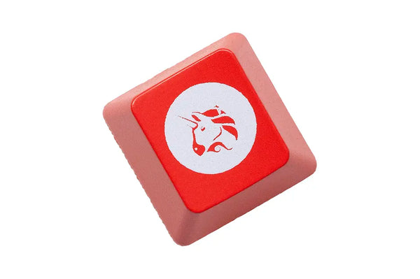 Novelty Shine Through Keycaps ABS Etched back lit black red ESC Logo of ETH BTC BNB UNI HYPE WLFI ADA XRP SUI LINK DOGE SOL