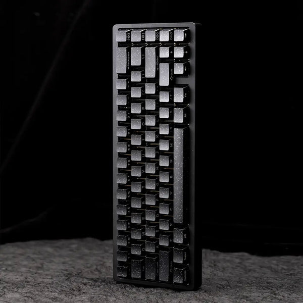 Crystal Jelly Keycap Keycaps For Gaming Mechanical Keyboard MX Switch Light Through White Black Blue ABS PC Screen Printed