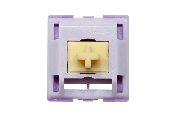 KTT Hyacinth Switch Linear 45g MX switch for Mechanical Keyboard Factory Lubed PC Nylon POM Long Spring