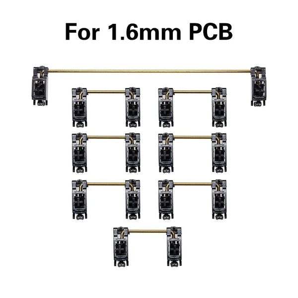 PAIGU PCB Stabilizer for Gaming Mechanical Keyboard gh60 for 1.2mm PCB 1.6mm Clip In PCB CSTC40 60 68 75 84 96 87 104 96 98