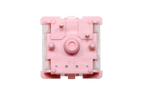 Pink Pig Switch V3 Linear 5pin RGB SMD 62g mx switch for mechanical keyboard POM Nylon Long Spring Factory Lubed