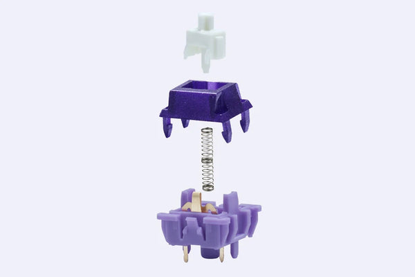 Duhuk Bitter Tea Purple Switch V2 Kuchazi Switch RGB SMD 58g 63.5g 5pin Pre Advanced Heavy Tactile for mechanical keyboard