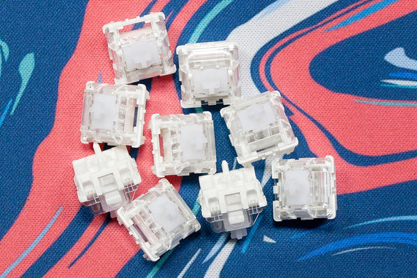 Latenpow Magnetic White Switch Linear for Magnetic mechanical keyboard 30gf POM PC ONLY FOR Looting60 Looting68