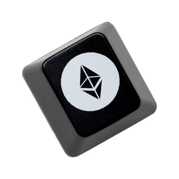 Novelty Shine Through Keycaps ABS Etched back lit black red ESC Logo of ETH BTC BNB UNI HYPE WLFI ADA XRP SUI LINK DOGE SOL
