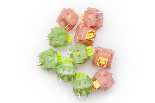 Outemu Silent Lemon V3 Switch Silent Peach V3 Switch Lime Linear Tactile for Mechanical Keyboard POM PA66 Factory Pre Lubed