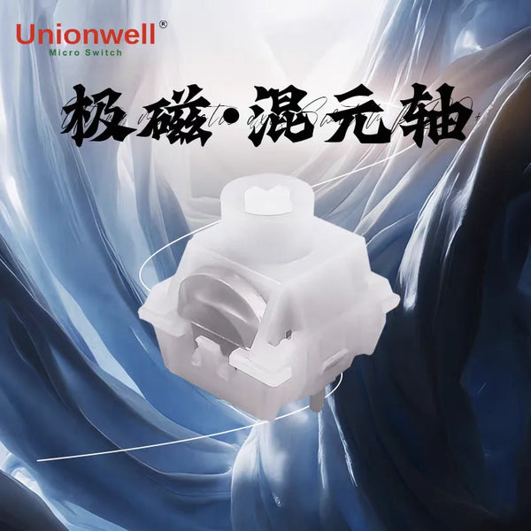 Unionwell Primordial Unity Magnetic Switch hun Yuan Switch RGB Linear for Magnetic mechanical keyboard Pre Lubed Long Spring Wholeness