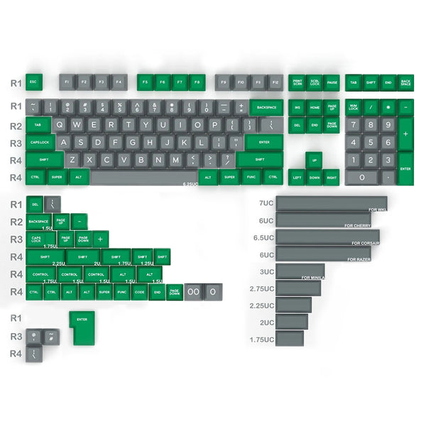 Domikey SA abs doubleshot keycap set Crisis SA profile for mx stem keyboard