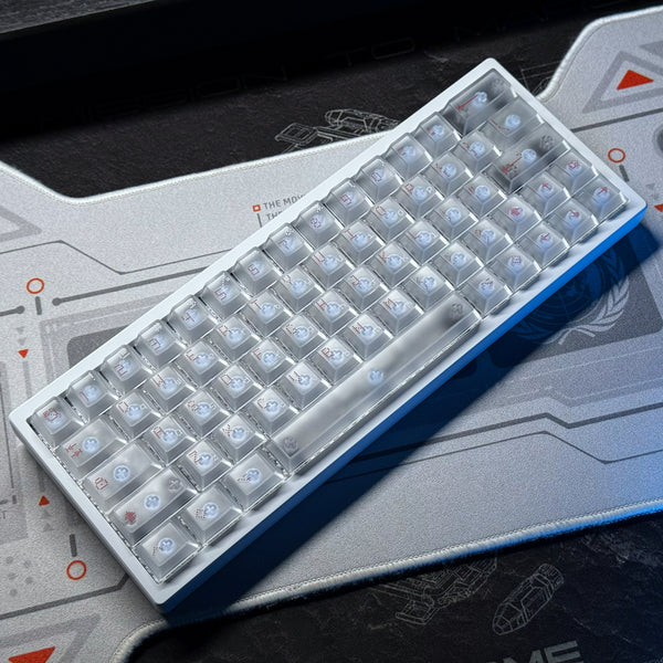 Everglide SU66 Magnetic Keyboard PCB 0.001 RT Total 174 RGB Leds Powered By Sparklink 600Mhz High Speed MCU GH60 Case Supported