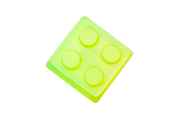 Building Blocks Toys Resin Artisan Keycap Low Profile Keycap for Low Profile MX Stem Mechanical Keyboard Handmade Blue Green Red
