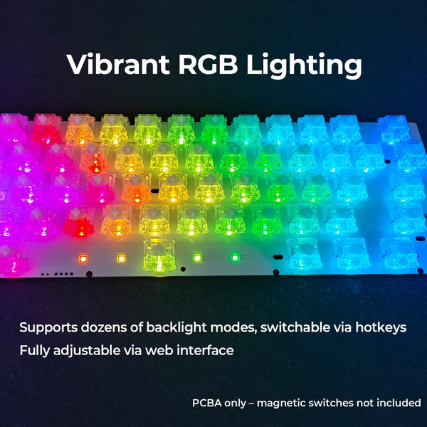 MMD AR60SE AR60 SE PCB Magnetic Switch PCB for GH60 MAD60 GT60 MK60 AG60 Case 0,005 Range 0.001RT 8Khz Latency 0.08ms SOCD NKRO