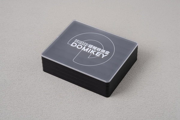 [only box] Domikey Keycap Box Keycap Storage Collection 4 layers for Cherry Profile Keycaps For Keycap Set Stock White Black