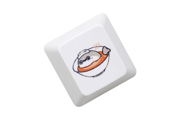 Cute Little Seal Keycap Meme Keycap Dye Subbed keycaps for mx stem Gaming Mechanical Keyboards Funny