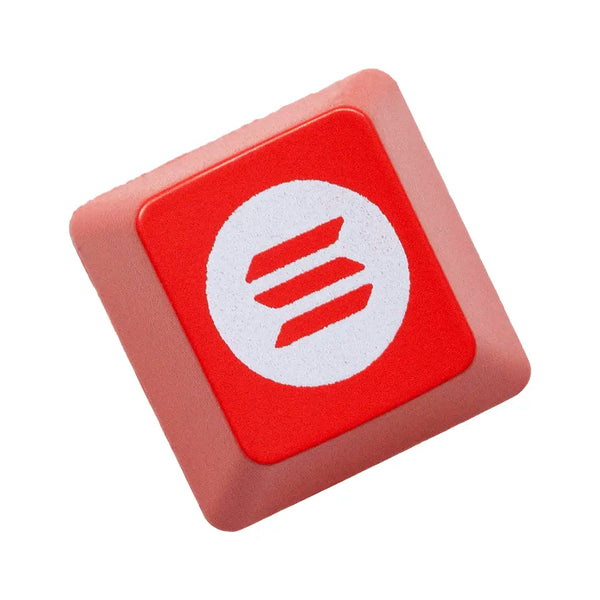 Novelty Shine Through Keycaps ABS Etched back lit black red ESC Logo of ETH BTC BNB UNI HYPE WLFI ADA XRP SUI LINK DOGE SOL