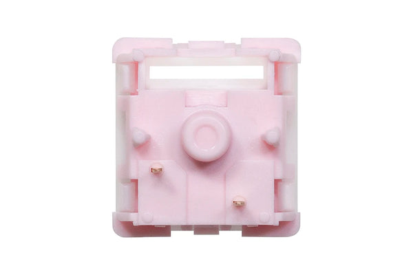 QTUO Strawberry Cake Switch Linear Switch MX Stem for Gaming Mechanical Keyboard Pre Lubed Q1 PO3 37g 42g Long Spring