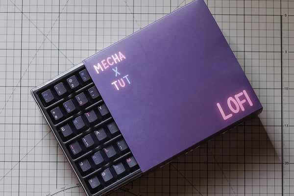 TUT Lofi Dye Sub Keycap Set thick PBT Cherry Profile for keyboard 87 tkl 104 ansi xd64 bm60 xd68 xd84 BM87 BM65