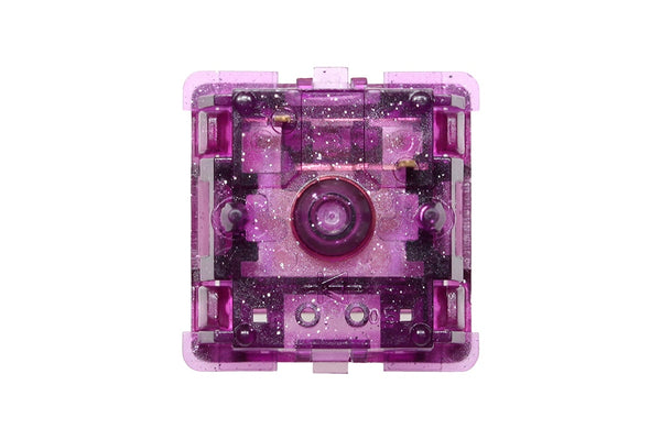 Prevail Nebula V2 Purple Switch Linear 62g 5pin SMD RGB MX stem switch for mechanical keyboard Nylon LY 60M Long Spring