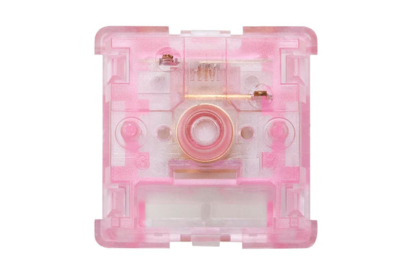 CIY Illusory Color Sakura Switch Linear Switch 37g for Gaming Mechanical Keyboard Pink 60M PC POM Gold Plated Long Spring