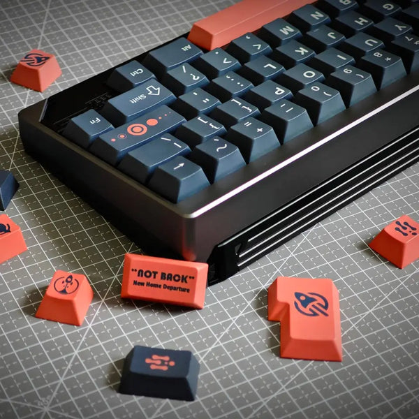 VIVIDKEY Escape From Earth Keycap Cherry Profile ABS PBT Dye Subbed keycap for mx keyboard 104 xd64 xd68 BM60 BM65 BM68 BM80