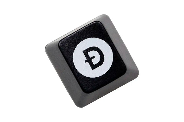 Novelty Shine Through Keycaps ABS Etched back lit black red ESC Logo of ETH BTC BNB UNI HYPE WLFI ADA XRP SUI LINK DOGE SOL