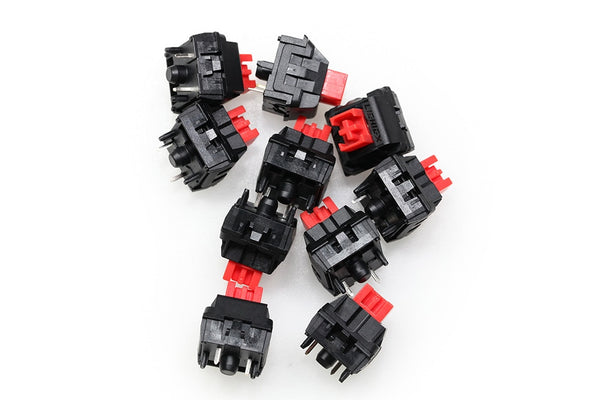 LICHIC XCJZ Scarlet Red Switch 54g RGB SMD Pre Advanced Tactile Switches For Mechanical keyboard MX Stem 5pin Lubed POM Nylon