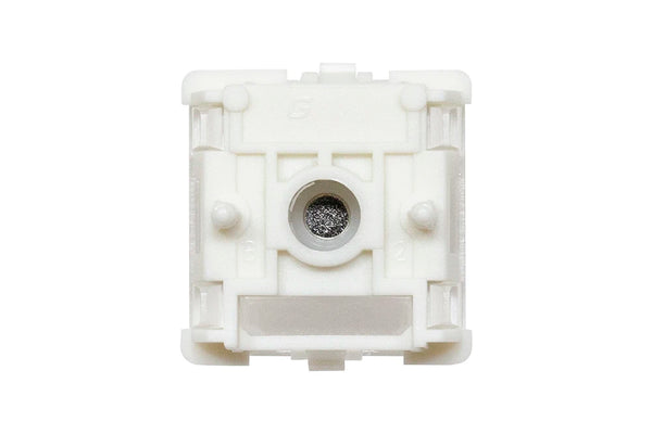 Gateron Magnetic White Switch Dual Rail Switch 37B Linear for Magnetic mechanical keyboard HIFI Pre Lubed 30g for wooting