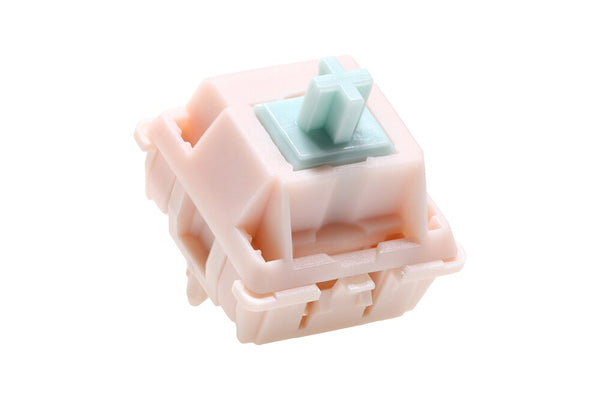Pink Suger Cube Switch Tactile 5pin RGB SMD 58.5g mx switch for mechanical keyboard POM Nylon Gold Plated Spring Factory Lubed