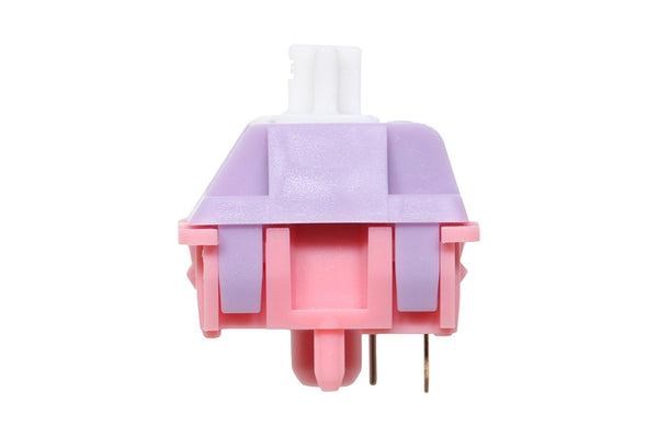 Lavender Switch RGB SMD Linear Switch For Mechanical keyboard 48g 53g POM Housing Z1 Stem 2 Stages Long Spring