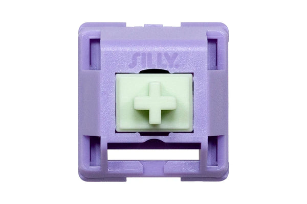 Sillyworks Hyacinth V2 Switch Hyacinth V2U Switch Linear 45g MX switch for Mechanical Keyboard Factory Lubed 5pin PC POM Nylon