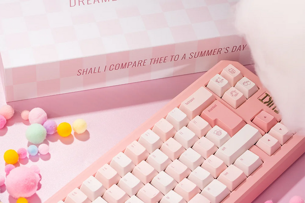 Echokeys Dreamland Keycap Dye Subbed Keycap Cherry Profile Set PBT for keyboard 87 tkl 104 ansi xd64 bm60 xd68 xd84 BM65