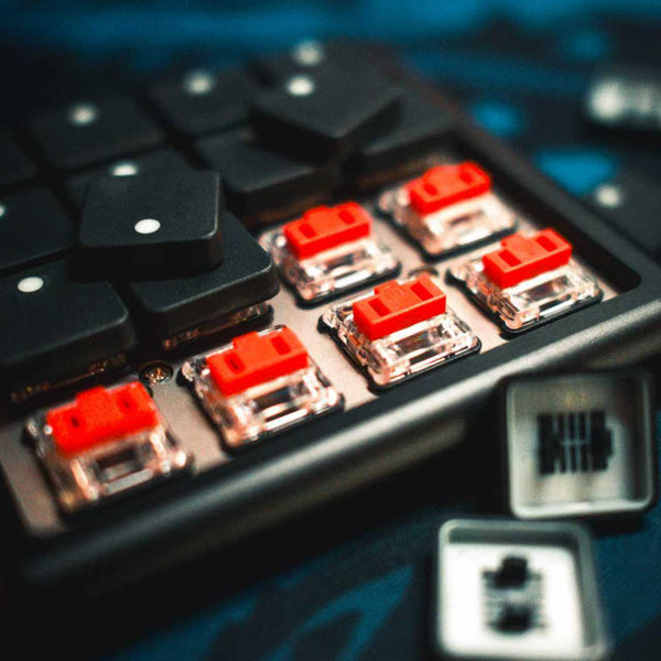 Taihao THCS 1U Thins Keycap Low Profile Keycaps For Mechanical Keyboard Kailh Choc 1350 or MX Switch 18pcs