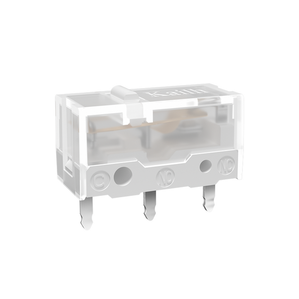 2pcs 3pcs Kailh White Sword Micro Switch 100M life For gaming mouse 3 Pin used on computer mouse mice left right button 25g