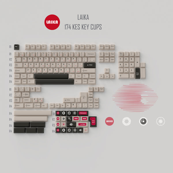 VIVIDKEY Laika Keycap Cherry Profile PBT Dye Subbed keycap for mx keyboard 87 104 xd64 BM60 BM65 BM68 made68 ev63 wooting 60he