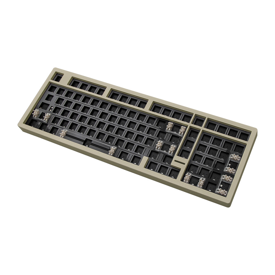SCC100 Kit Mechanical Keyboard Kit Wireless 3 mode Gasket Hot-Swap RGB ...
