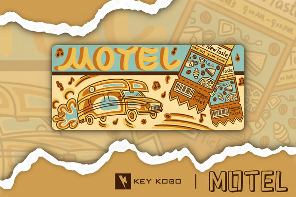 [GB] Fullstop studio x Key Kobo Motel theme Keycaps ABS Doubleshot Cherry Profile