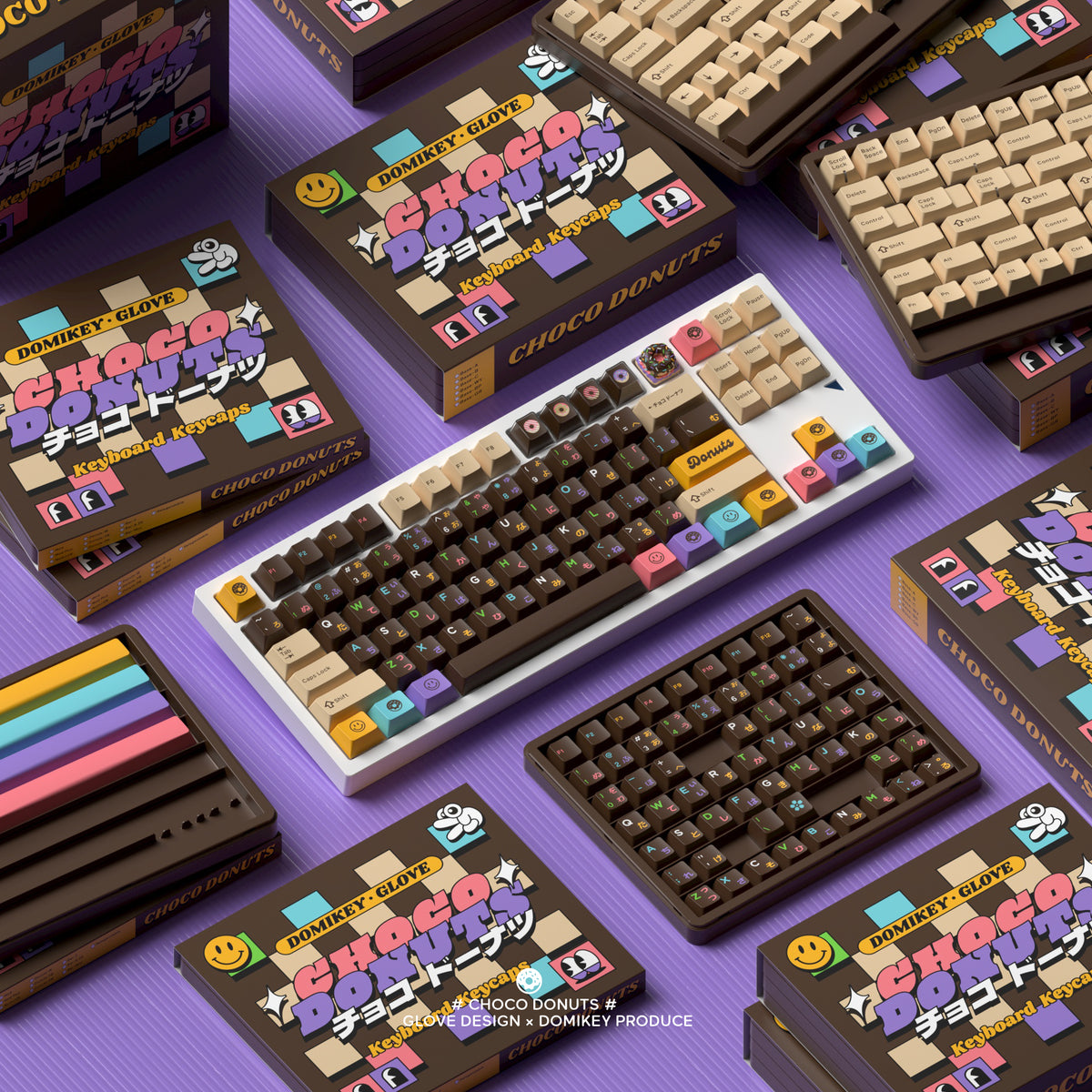 [CLOSED][GB] GLOVE x Domikey Choco Donuts Cherry profile Doubleshot tr ...