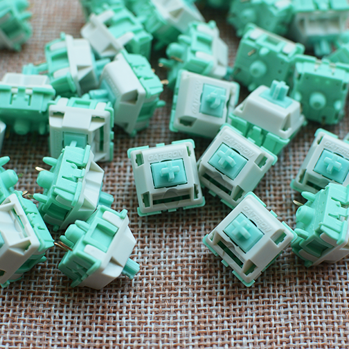 [CLOSED][Pre-Order] Robin switch EVE X Gateron green grey 62g linear 5 pin pcb-mounted