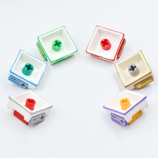 [CLOSED][GB] LOBUCAP Novelty FC Gamer resin hand painted magnetic stick keycap