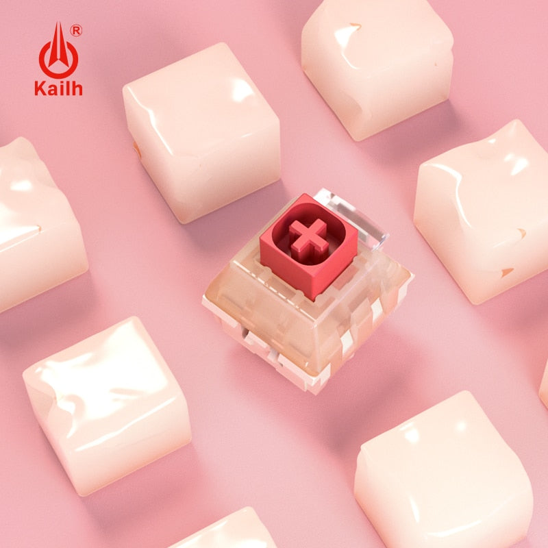 Kailh Red Bean Pudding Switch for Mechanical Keyboard Post – KPrepublic