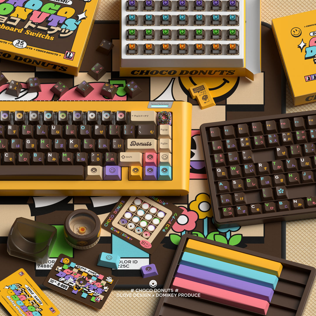 [CLOSED][GB] GLOVE x Domikey Choco Donuts Cherry profile Doubleshot tr ...