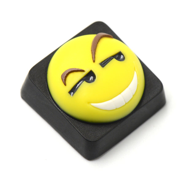 Cool Kit Novelty Emoji smiley artisan resin keycap MX stem Chinese wechat image language