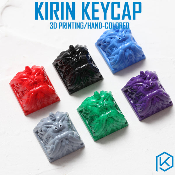[CLOSED] [GB] Kirin handcoloured Novelty 3D printing keycaps mechanical keyboards CHERRY MX COMPATIBLE Free shipping - KPrepublic