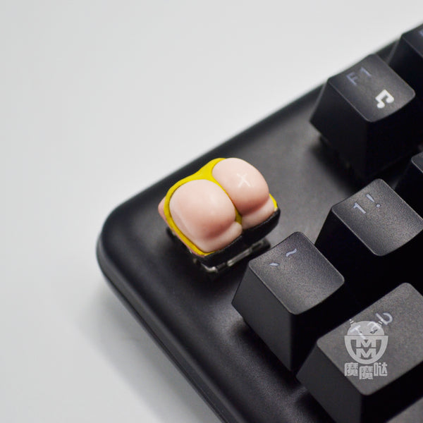 [Closed][GB] T-back Bottom by Lil-Moemon Novelty Artisan resin hand-painted keycap
