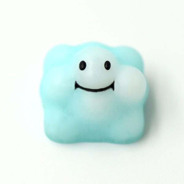 [CLOSED][GB] Novelty Cloudy smile resin hand painted mx keycap artisan