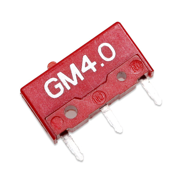 Kailh GM4.0 Red Micro Switch 60M Life Gaming Mouse Micro Switch 3 Pin red dot used on Computer Mice Left Right Button