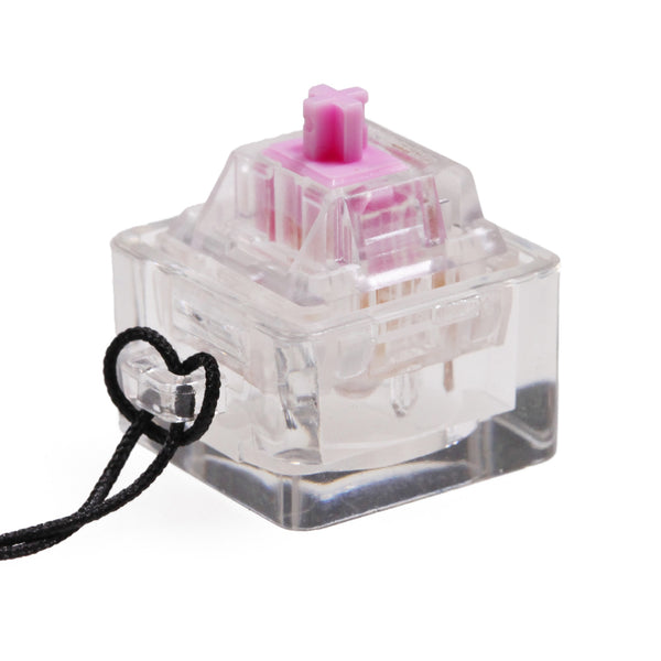 ABS Plastic Switch Tester Base with Clear Blank Keycap for switch for EVERGLIDE Cherry Gateron Kailh TTC Candy Durock