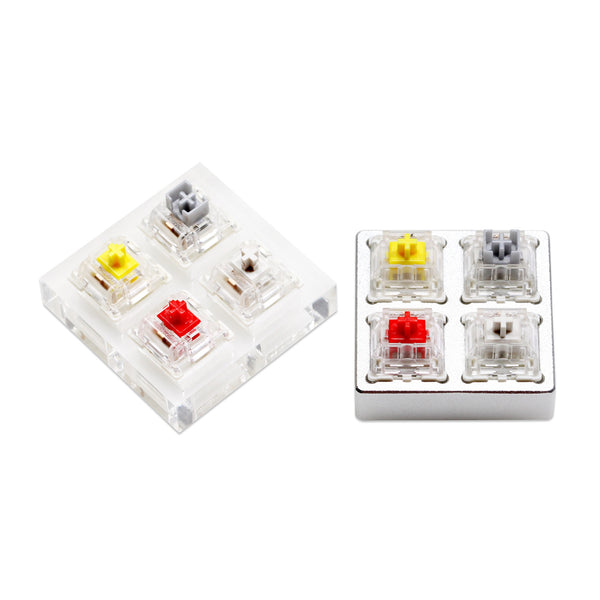 Acrylic Switch Tester or CNC Tester Gateron Switch for Mechanical Keyboard Pro Yellow Pro Red Pro Silver White Linear Tactile